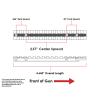 EGW Ruger 10-22 Takedown Picatinny Rail Scope Mount Silver view 3