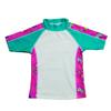 Baby Banz Toddler Girls Rash Guard, Cool Gardie Pink, 2