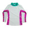 Baby Banz Girls' Toddler Long Sleeve Rash Guard, Cool Pink, 2