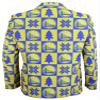 FOCO Golden State Warriors Patches Ugly Business Jacket - Mens Size 48 view 2