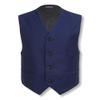 Calvin Klein Boys' Formal Suit Vest, Tailored Fit & Adjustable Back Strap, 4-button Single Breasted Closure & 2 Slit Pockets, Bright Blue, 8 view 1