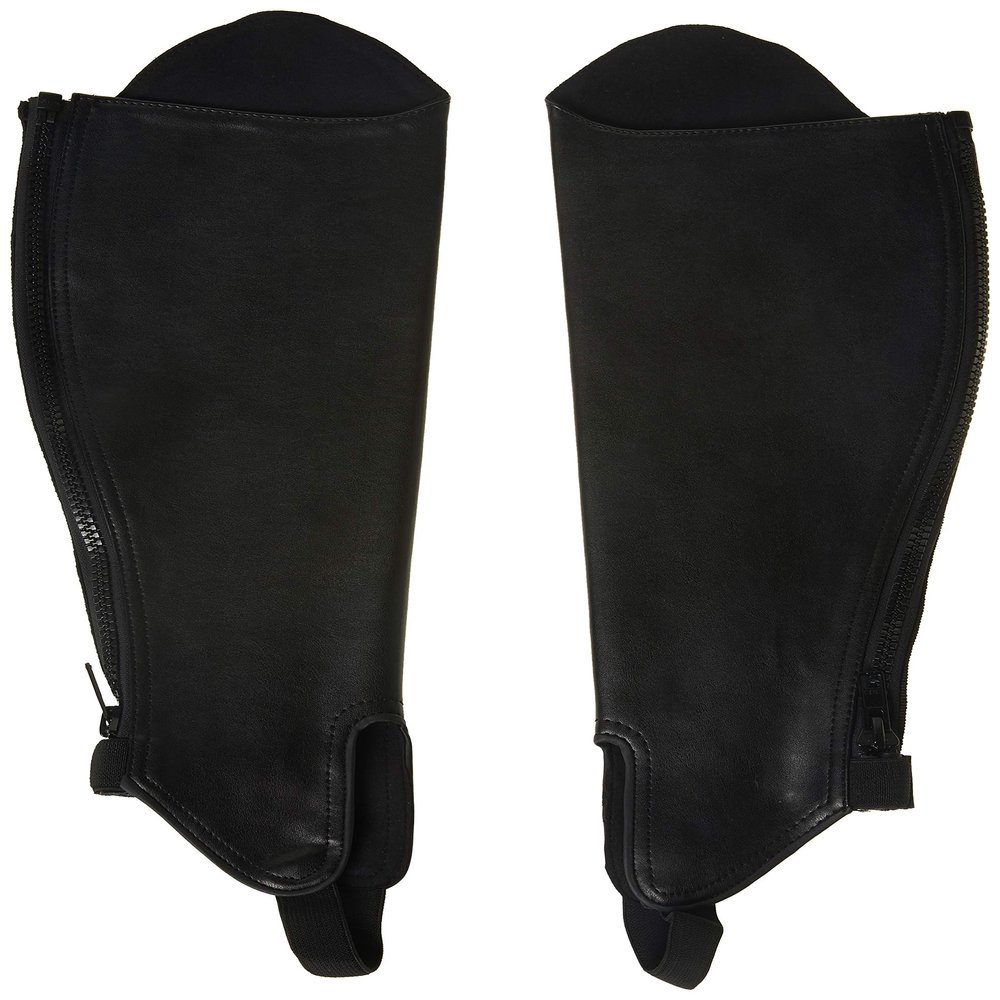 Rhinegold Synthetic Gaiters-Medium-Black