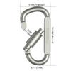 Outmate Premium Aluminum D-Ring Locking Carabiners (Pack of 6) - Lightweight & Durable for Hiking, Camping, Keychains, Dog Leashes & More - NOT for Climbing view 2