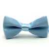Boys Solid Blue Pre-Tied Bow Ties, 1 to 10 years (2 Bowties, Baby Blue) view 1