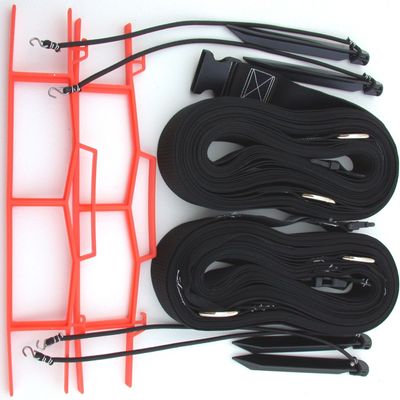 Home Court 2-Inch Non-Adjustable 30'x60' Full Court for Traditional Volleyball Courts 19NAS (Black)