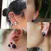 MoDTanOiz 1/2 inch Gauge Gauges 12mm Ear Plugs Plug Weight Flesh Tunnels Tunnel Streching Ears Double Single Flare Steel Stone Wood Earrings Silicone Men Women Black 1/2 12mm view 2