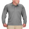 Propper Men's Snag Free Long Sleeve Polo, Heather Grey, Large view 1