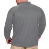 Propper Men's Snag Free Long Sleeve Polo, Heather Grey, Large view 2