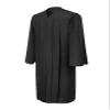 Matte Graduation Gown Cap & Tassel with 2016 or 2017 Year Charm (63 (6'6''- 6'8''), Black) view 2