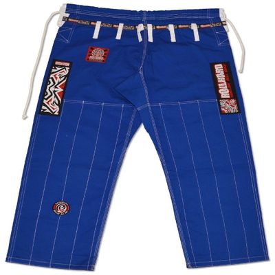ROLL HARD Brazilian Jiu Jitsu Ripstop Gi Pants Blue (A2 - Black)