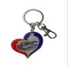 aminco University of Florida Swirl Heart Keychain view 1