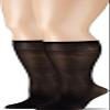 EMEM Apparel Grandeur Hosiery Women's Ladies Plus Size Queen Sheer Support Knee High Stockings 3-Pack Black 1X view 1