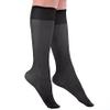 EMEM Apparel Women's Ladies Plus Size Queen Sheer Support Knee High Stockings 3-Pack Black 3X view 1