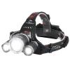 BORUIT RJ-3000 Headlamp Rechargeable, LED Head Lamp Super Bright - Outdoor Headlight 4 Modes, 4 Helmet Clips Waterproof Construction Hard Hat Head Light Adults Camping Hiking Hunting Gear view 1