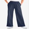 Woman Within Plus Size Petite 7-Day Knit Wide-Leg Pull-On Pants - 6X, Medium Heather Grey view 4