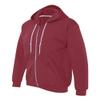 Anvil Adult Combed Ringspun Fashion Full-Zip Hood, INDEPENDENCE RED, XXX-Large view 4