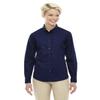 Ash City Core 365 Operate Ladies Twill Shirt, Classic Navy 849, Medium view 1