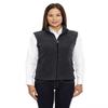 Ash City - Core 365 Core 365 Journey Ladies Zipper Fleece Vest, Hthr Chrcl 745, X-Small view 1