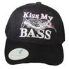 Altis Apparel KISS My BASS Fishing Baseball Cap Hat (Black) view 1