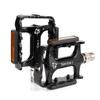 ELEOPTION 2pc SeatSail Bicycle Bike MTB Aluminum Alloy Platform Pedals CNC Steel Axle 9/16" (Black, 17C) view 1
