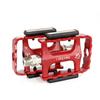 ELEOPTION 2pc SeatSail Bicycle Bike MTB Aluminum Alloy Platform Pedals CNC Steel Axle 9/16" (red, 17C) view 4