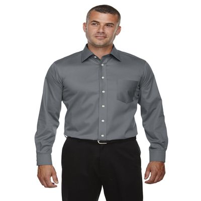 Devon & Jones Men's Tall Crown Collection Solid Twill, Graphite, XXX-Large Tall