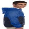 Harriton Men's Nylon Packable Pullover Hooded Jacket, ROYAL/NAVY, XX-Large view 4