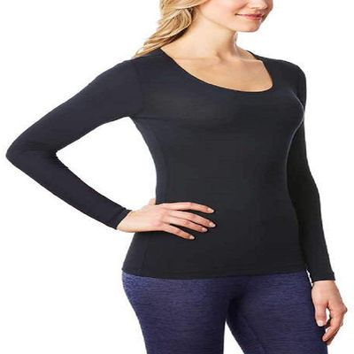 32Degrees Women's Scoop Neck, Black, X-Small