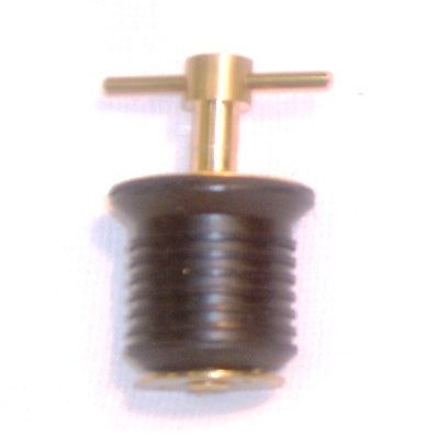 1" American Hardware Drain Plugs (Brass)