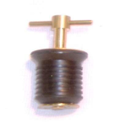 1" American Hardware Drain Plugs (Brass)