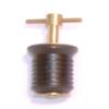 1" American Hardware Drain Plugs (Brass) view 1
