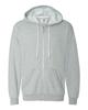 Anvil Adult Combed Ringspun Fashion Full-Zip Hood, HEATHER GREY, XXX-Large view 1