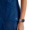 BARCO One Pulse Classic Fit Scrub Top for Women  Indigo, 5-Pocket V-Neck Scrub Shirt w/ 360 Spandex Stretch, Moisture Wicking, Anti-Static and Quick-Shed  4XL, Regular Fit view 2