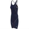 ASICS Women's Snap Down Wrestling Singlet, Navy/White, XX-Large view 1