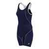 ASICS Women's Snap Down Wrestling Singlet, Navy/White, XX-Large view 2