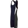 ASICS Legit Wrestling Singlet, Navy/Black, 2XS view 1