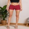 Hybrid & Company Womens Butt lifting Twill Denim Bermuda Short SH43308X GRENADINE 20 view 2