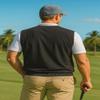 Akwa Mens Golf Vest Lightweight Waterproof Pullover Wind Vest for Men V-Neck Sweater Performance Outerwear Layer Big & Tall view 3