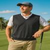 Akwa Mens Golf Vest Lightweight Waterproof Pullover Wind Vest for Men V-Neck Sweater Performance Outerwear Layer Big & Tall view 2