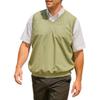 Akwa Mens V-Neck Golf Vest Lightweight Waterproof Pullover Sweater Wind-Resistant Layer Made in USA Performance Outerwear view 1