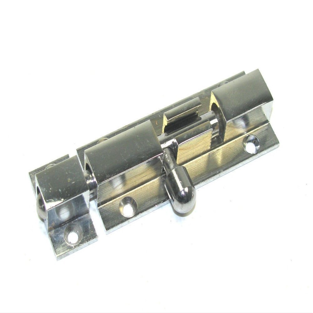 222502 Sea-Dog Line Barrel Bolt 2-1/2" x 1" Chrome Plated Brass 132-2887 SURPLUS