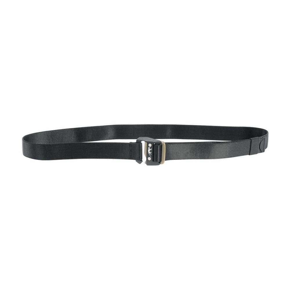 Tasmanian Tiger Stretch Belt, Tactical Elastic Belt with Aluminum Hook Quick Fastener, Black, 32mm (TT-7948-040)
