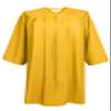 GradPlaza Matte Choir Robe for Church Baptism Officiant Confirmation Costume,Graduation Gown for School,Judge Robe,Pastor Robes Gold Size 45 view 1