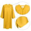 GradPlaza Matte Choir Robe for Church Baptism Officiant Confirmation Costume,Graduation Gown for School,Judge Robe,Pastor Robes Gold Size 45 view 4