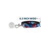 Dog Leash Ariel Vivid Underwater Sparkle Poses Castle 6 Feet Long 1.5 Inch Wide view 4