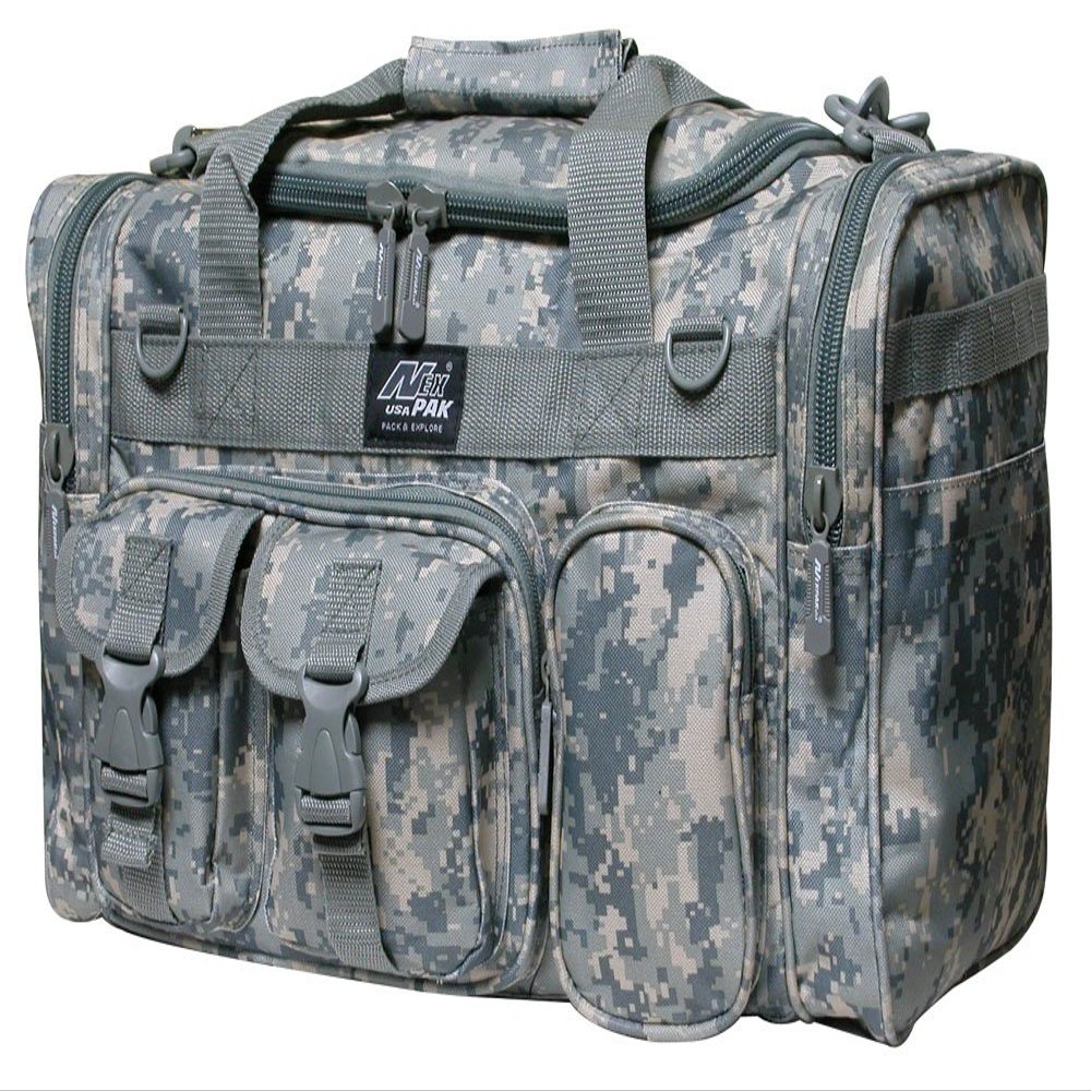 Nexpak 18" Tactical Duffle Military Molle Gear Shoulder Strap Range Bag TF118 DM Digital Camouflage