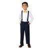 Spring Notion Boys' Flat Front Dress Pants 2T Navy view 3