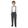 Spring Notion Boys' Flat Front Dress Pants 2T Charcoal view 3