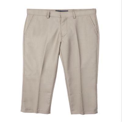 Spring Notion Boys' Flat Front Dress Pants 20 Tan