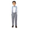 Spring Notion Boys' Flat Front Dress Pants 20 Grey view 3